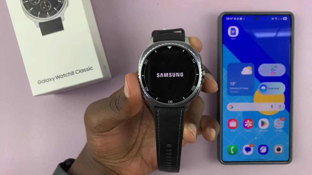 Restart Samsung Galaxy Watch 8 Classic