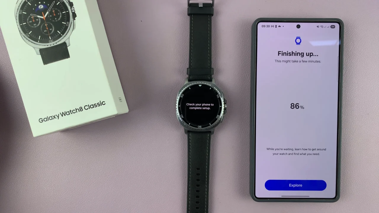 Set Up Galaxy Watch 8 / 8 Classic