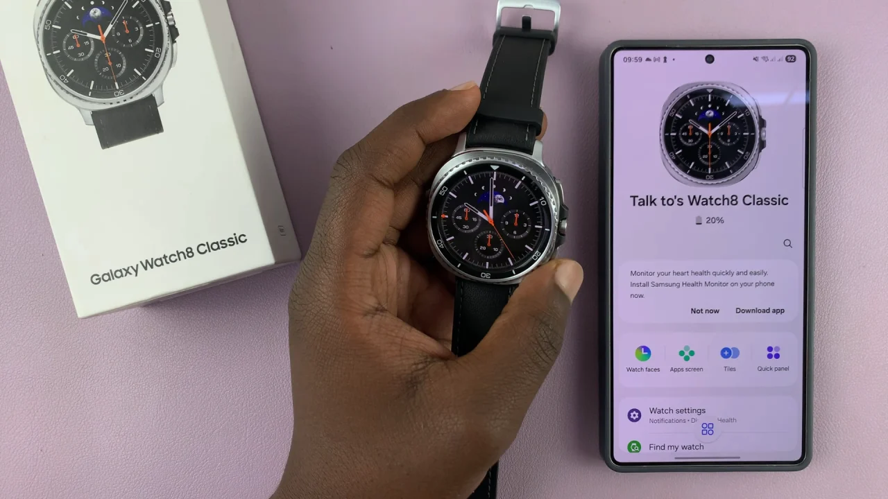 Restore From Back Up On Galaxy Watch 8 / 8 Classic 