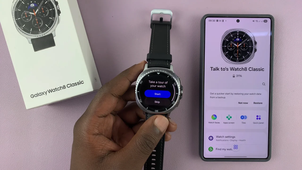 Galaxy Watch 8 / 8 Classic Quick Guide