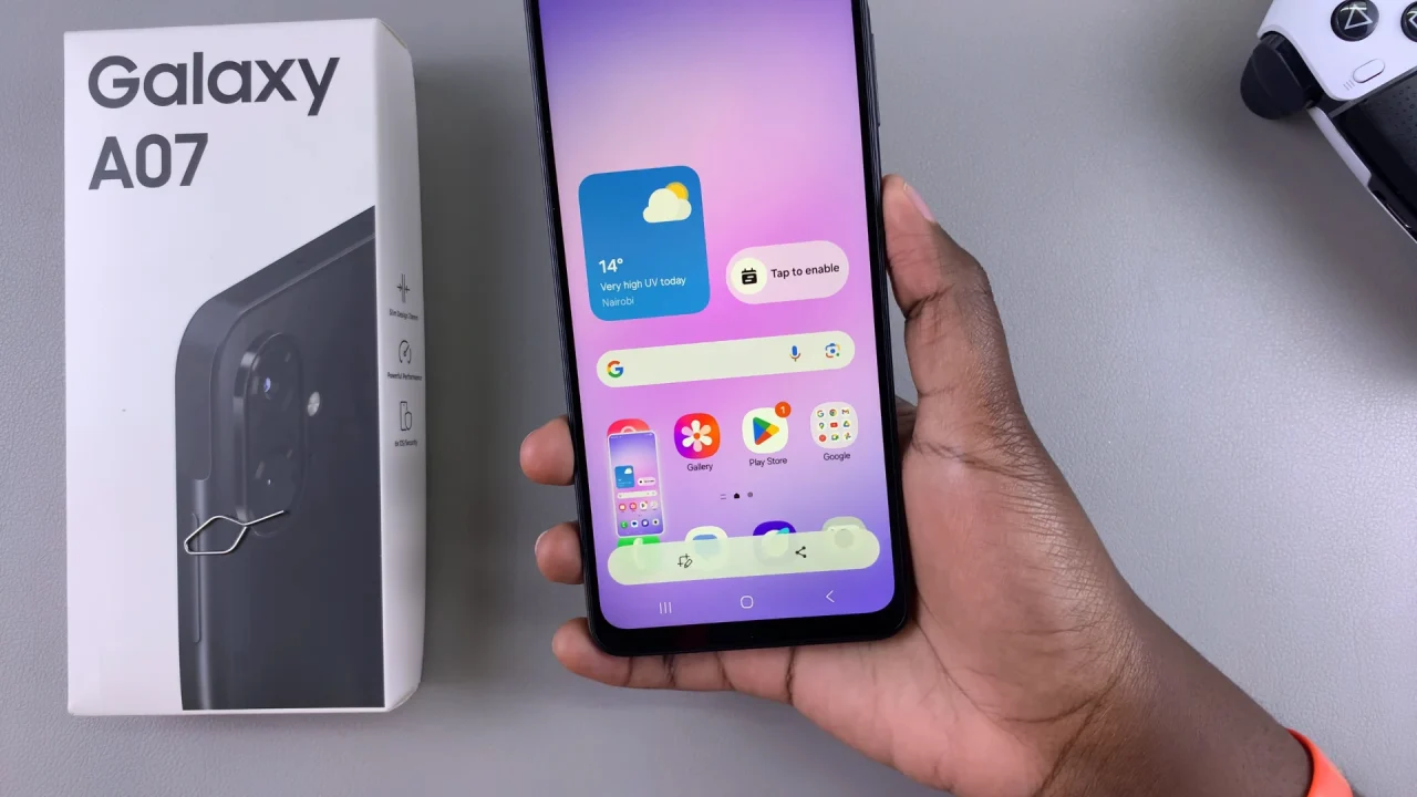 How To Take Screenshot On Galaxy A07