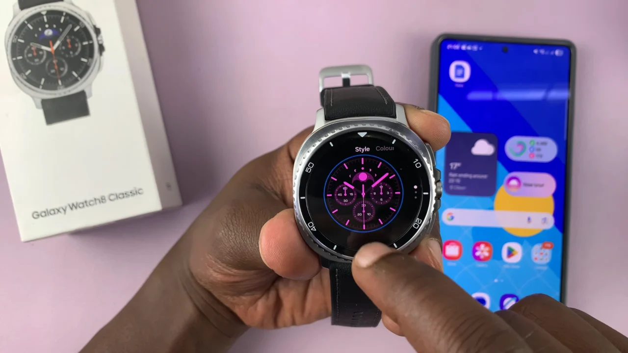 Customize Watch Face Style On Galaxy Watch 8 / 8 Classic