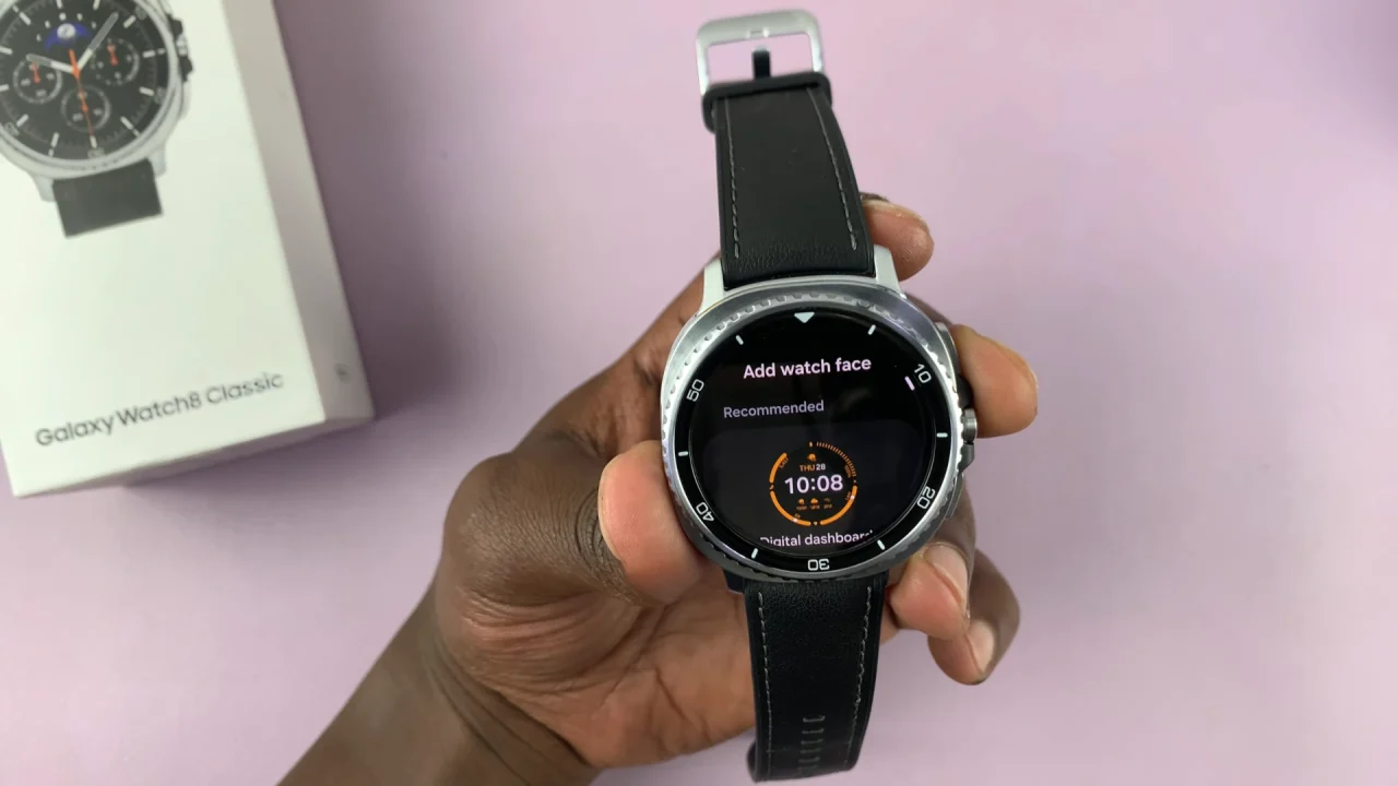 Change Watch Face On Galaxy Watch 8 / 8 Classic