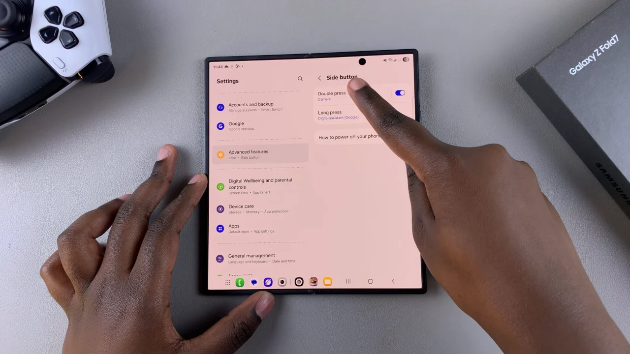 How To Set Side Button To Launch Favorite App On Galaxy Z Fold 7