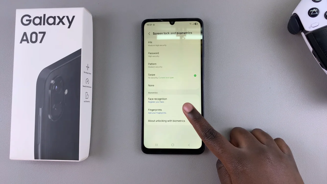 How To Set Up Fingerprint On Galaxy A07