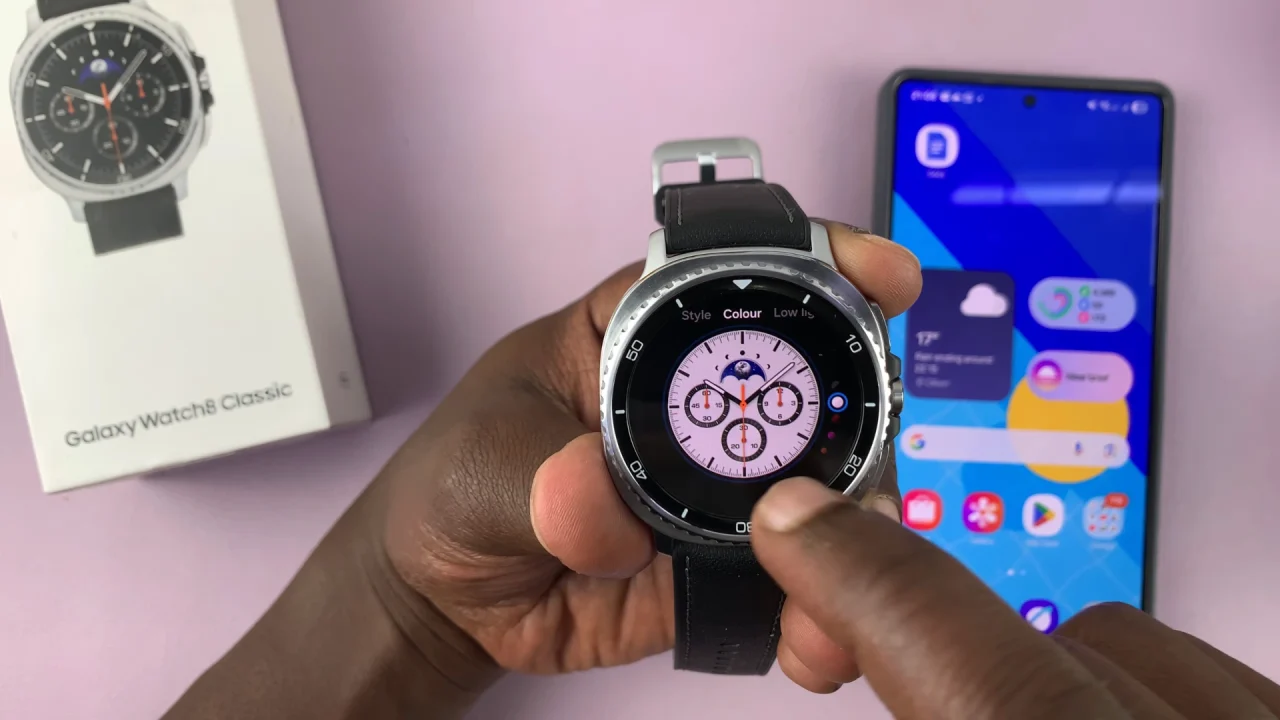 Personalize Watch Face Color On Galaxy Watch 8 / 8 Classic
