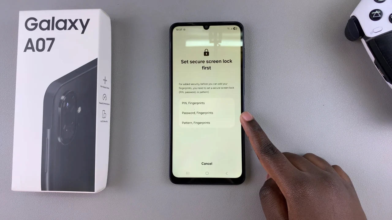 How To Set Up Screen Lock On Galaxy A07