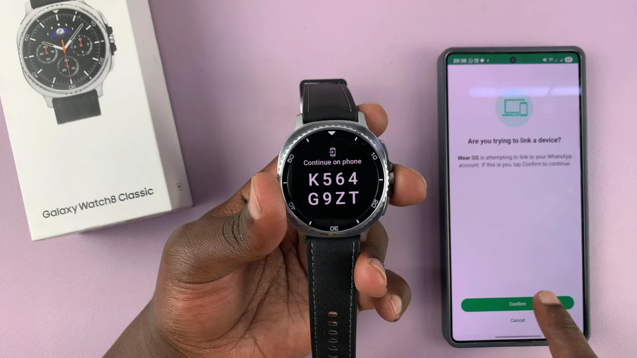 How To Link WhatsApp On Galaxy Watch 8 / 8 Classic