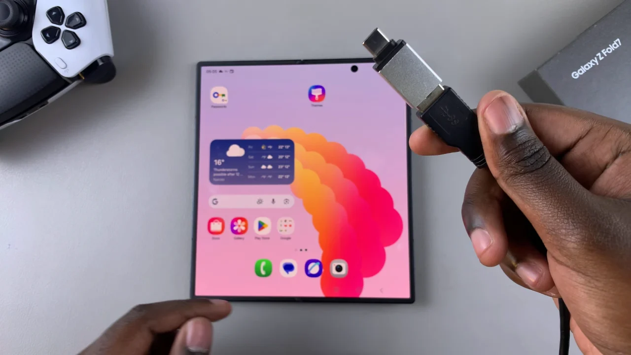 How To Connect External Hard Disk To Galaxy Z Fold 7