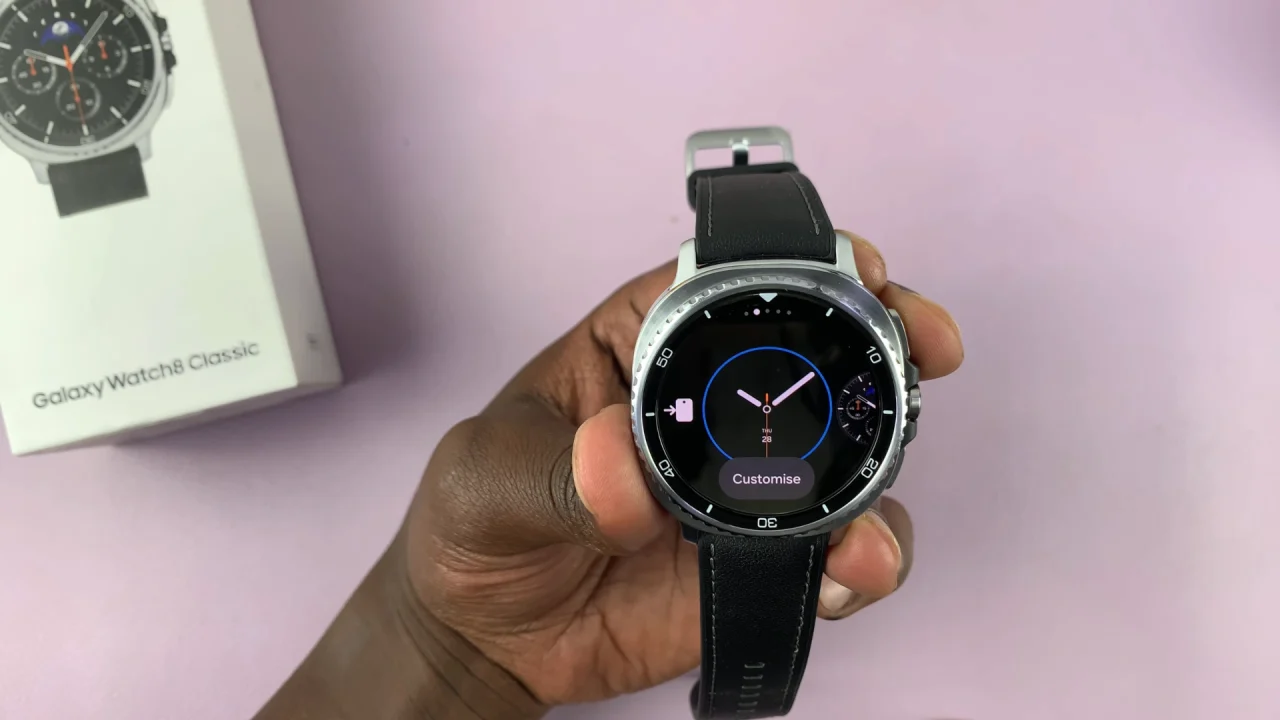 Galaxy Watch 8 Customise Watch Face