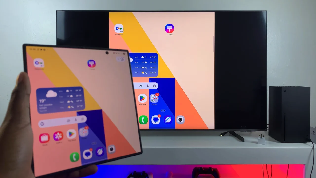Screen Mirror Galaxy Z Fold 7 To Smart TV