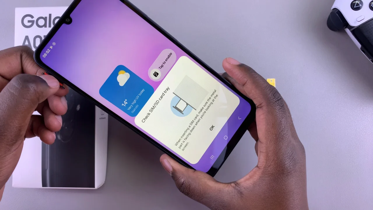 How To Remove SIM Card Tray On Samsung Galaxy A07
