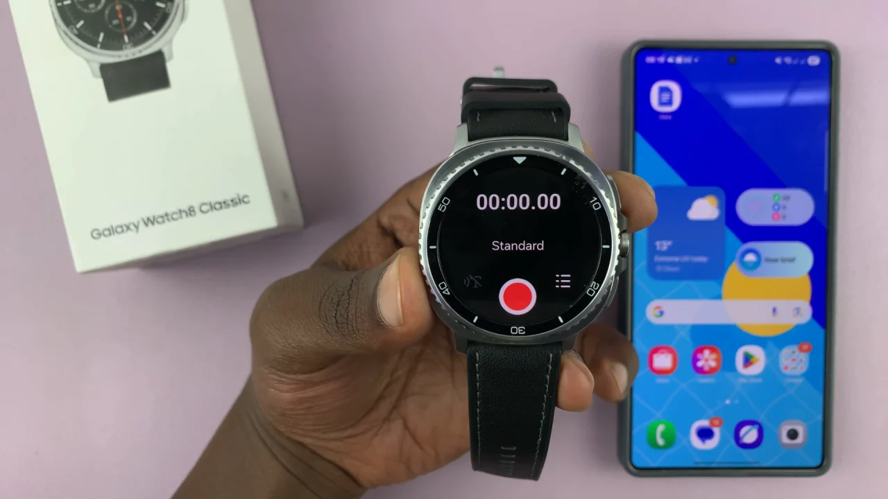 Use Voice Recorder On Galaxy Watch 8 / 8 Classic