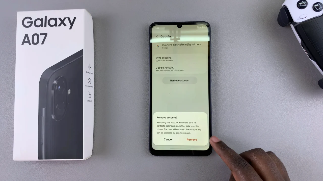 How To Remove Google Account On Galaxy A07