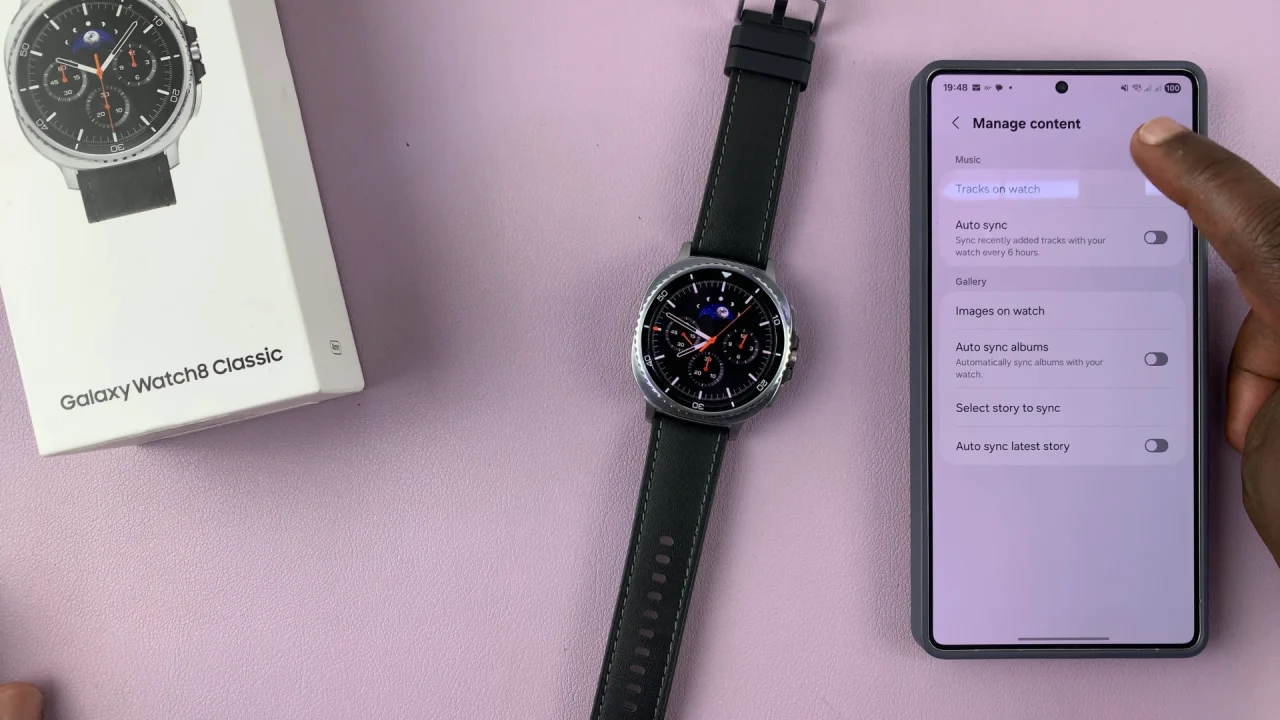 Music Tracks On Watch