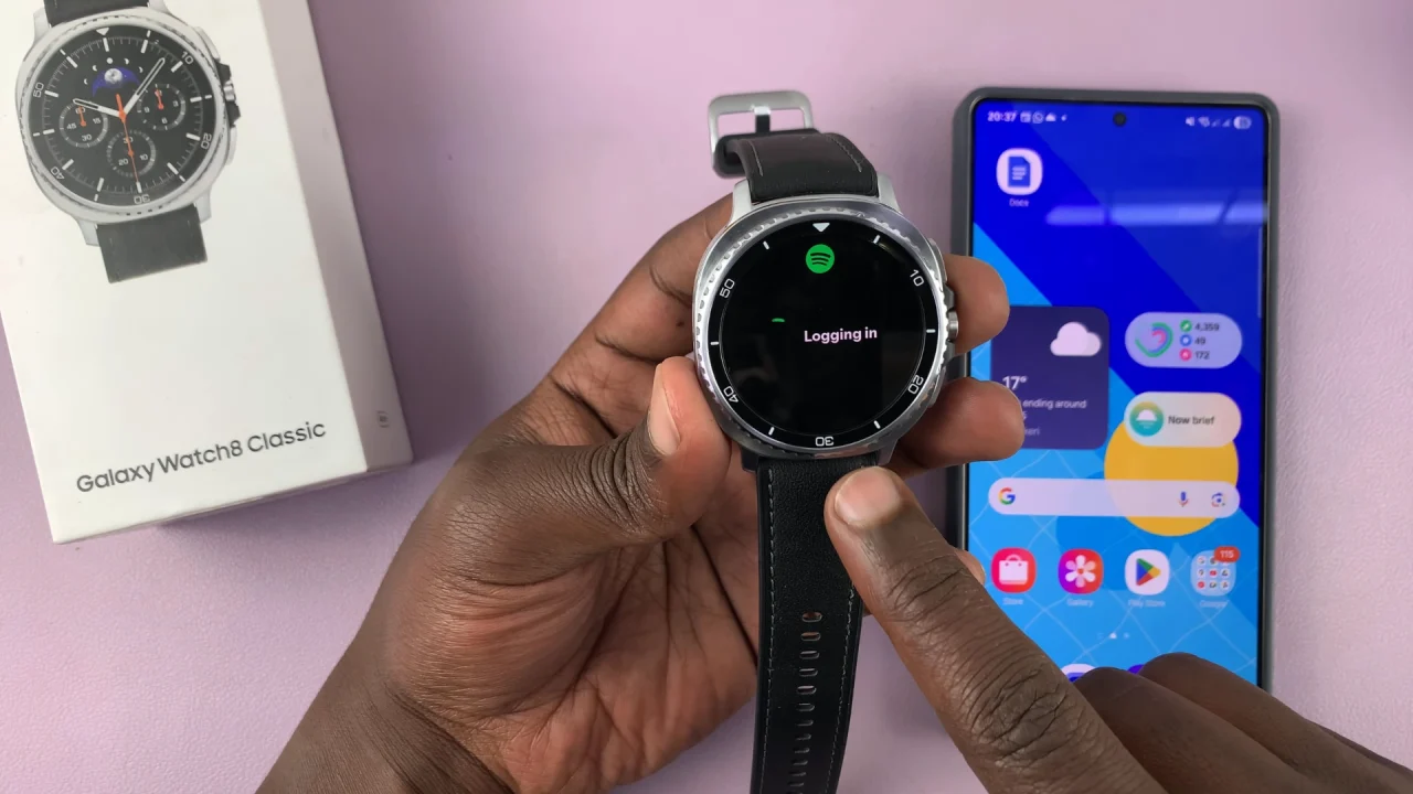 Set Up Spotify On Galaxy Watch 8 / 8 Classic