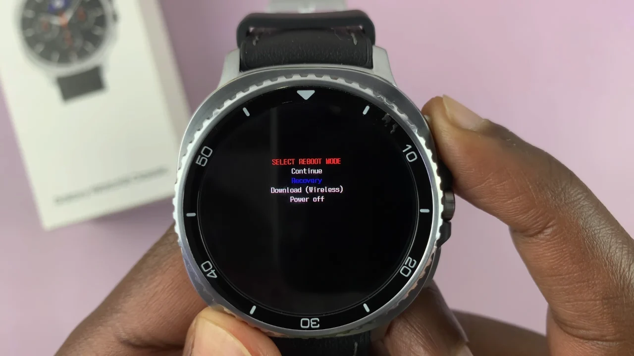 Recovery Mode On Galaxy Watch 8