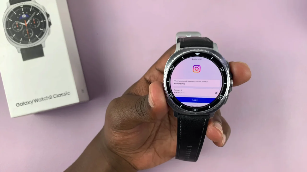 Log In To Instagram On Galaxy Watch 8 / 8 Classic