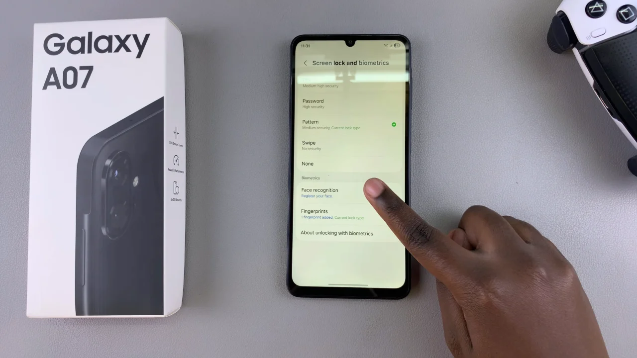 Face Recognition On Galaxy A07