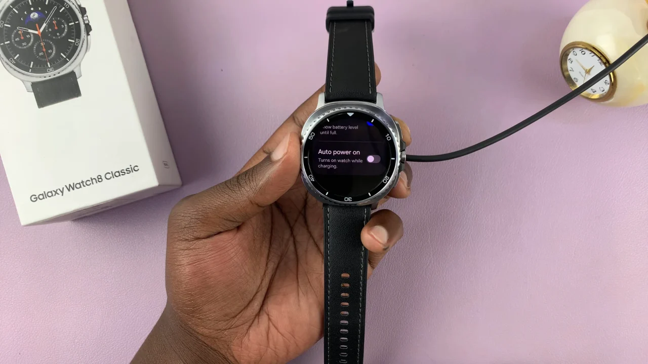 Turn OFF Auto Power ON On Galaxy Watch 8