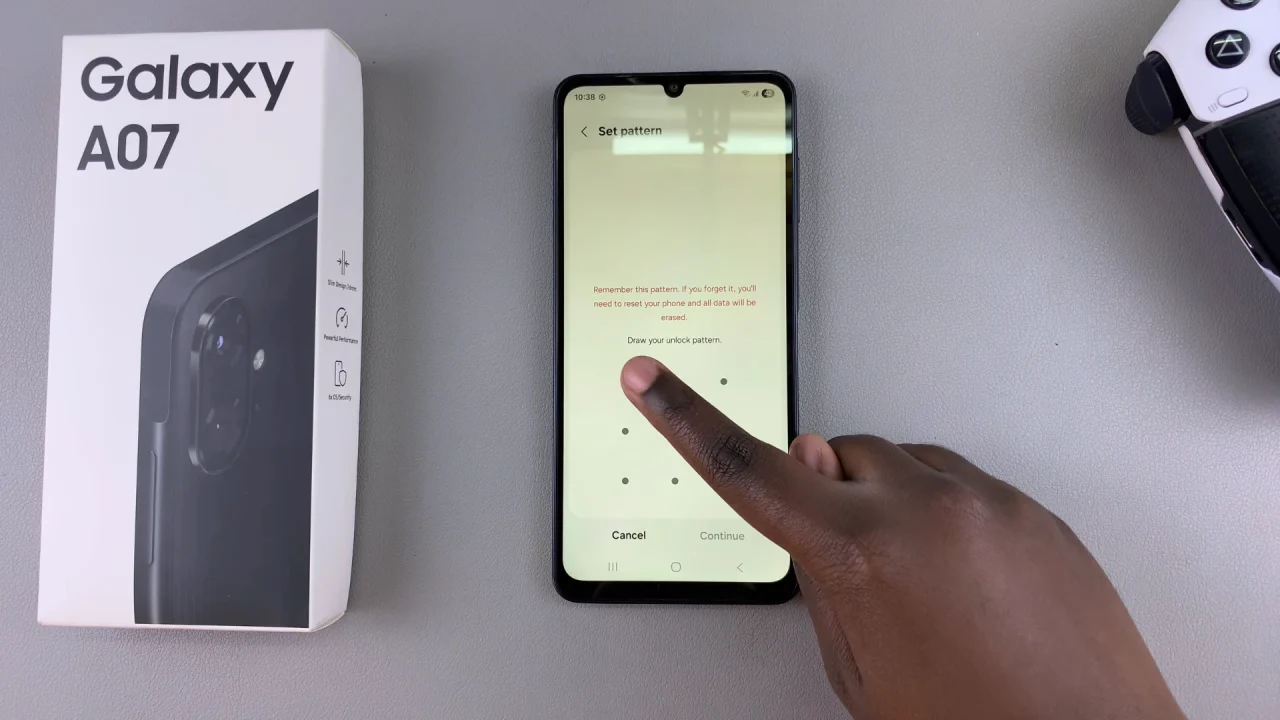 Set Pattern On Galaxy A07