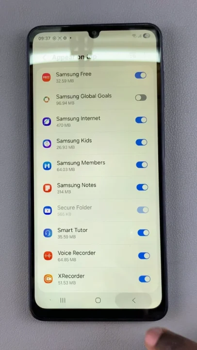 How To Set up XRecorder On galaxy A07