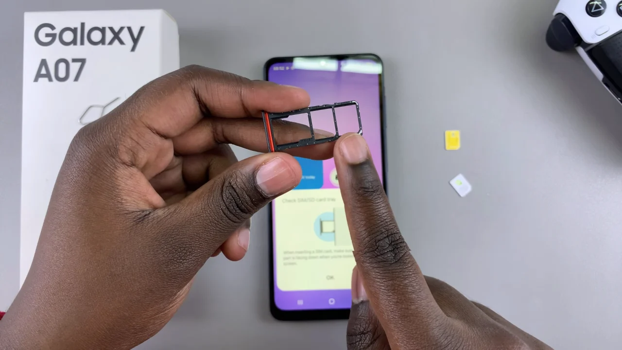 How To Insert SIM Card On Samsung Galaxy A07