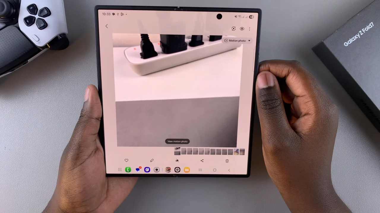 Live Photos On Galaxy Z Fold 7