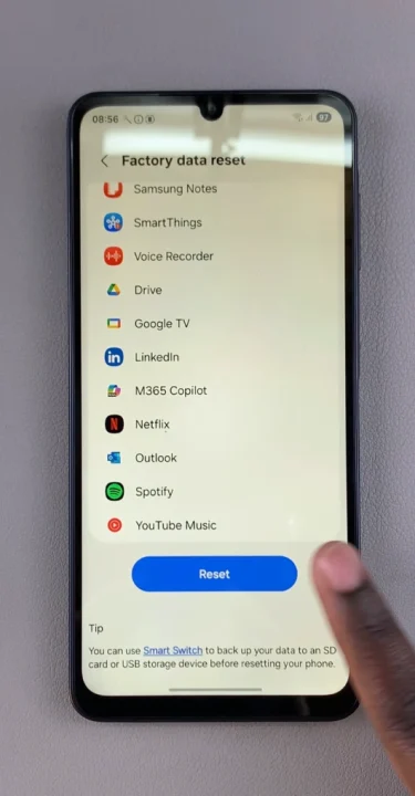 How To Factory Reset Galaxy A07