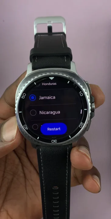 Select Region On Galaxy Watch 8