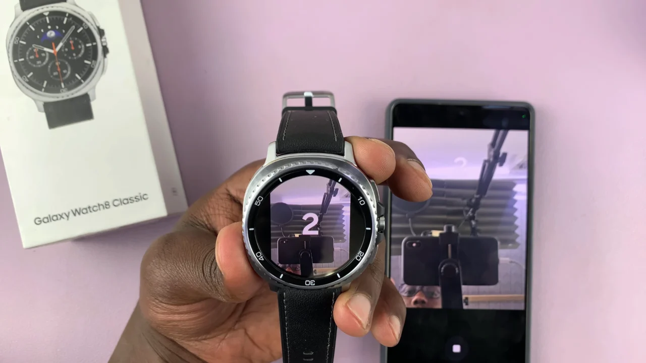 Photos Camera Timer On Galaxy Watch 8 / 8 Classic