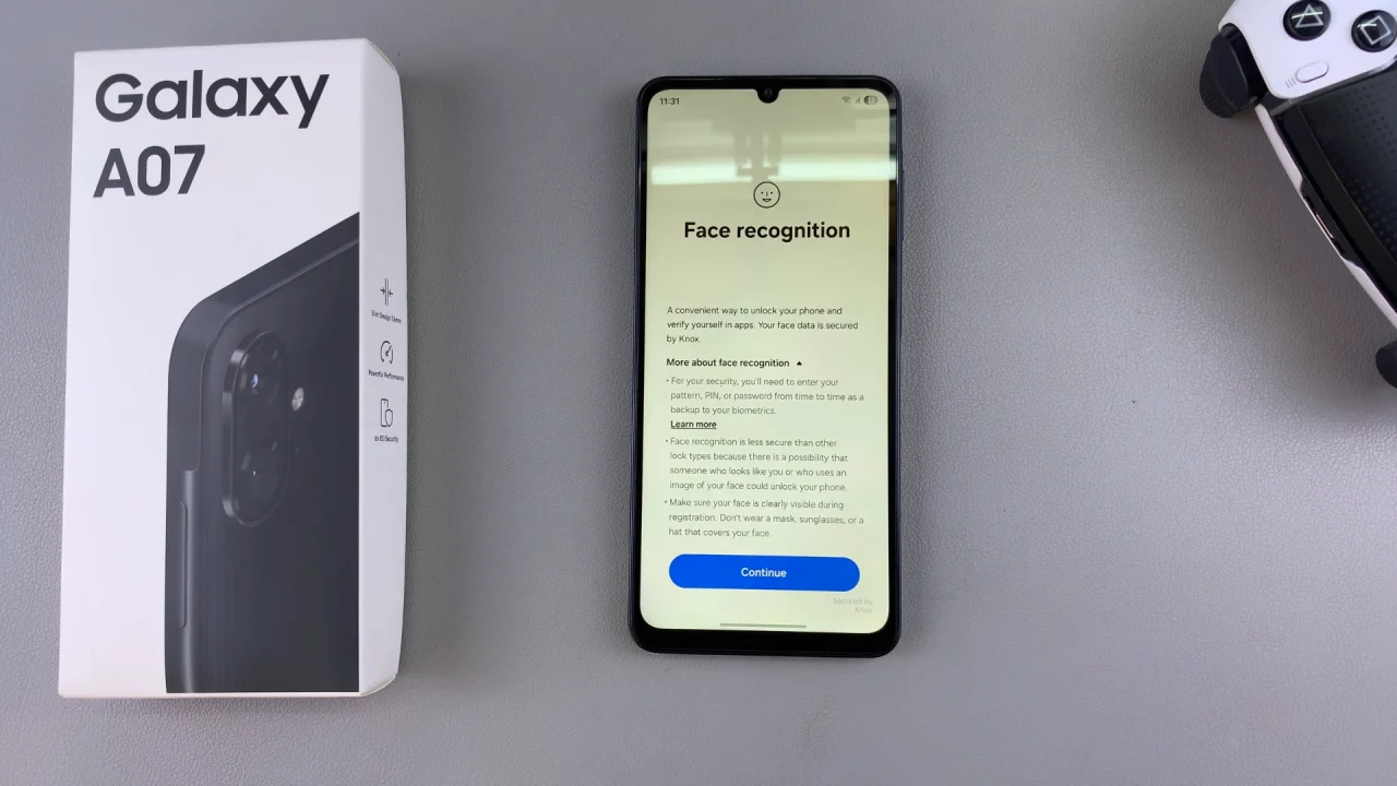 How To Set Up Face Unlock On Samsung Galaxy A07
