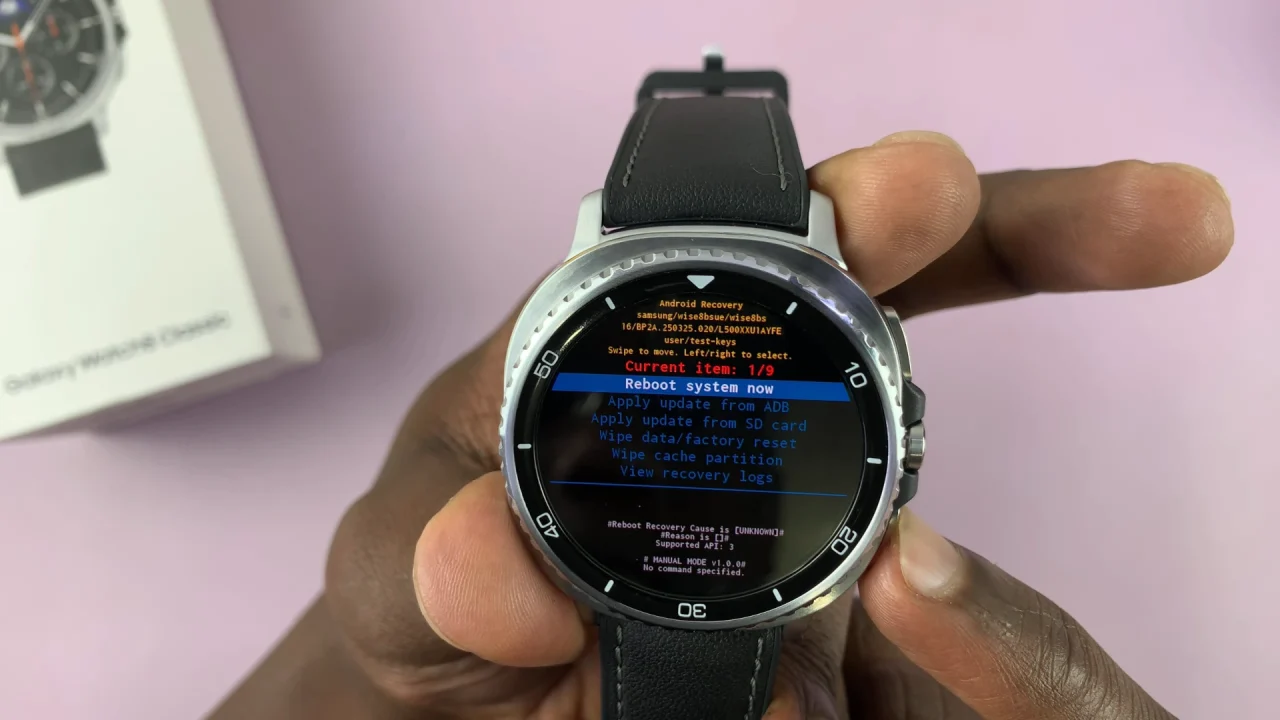 How To Exit Recovery Mode On Galaxy Watch 8 / 8 Classic