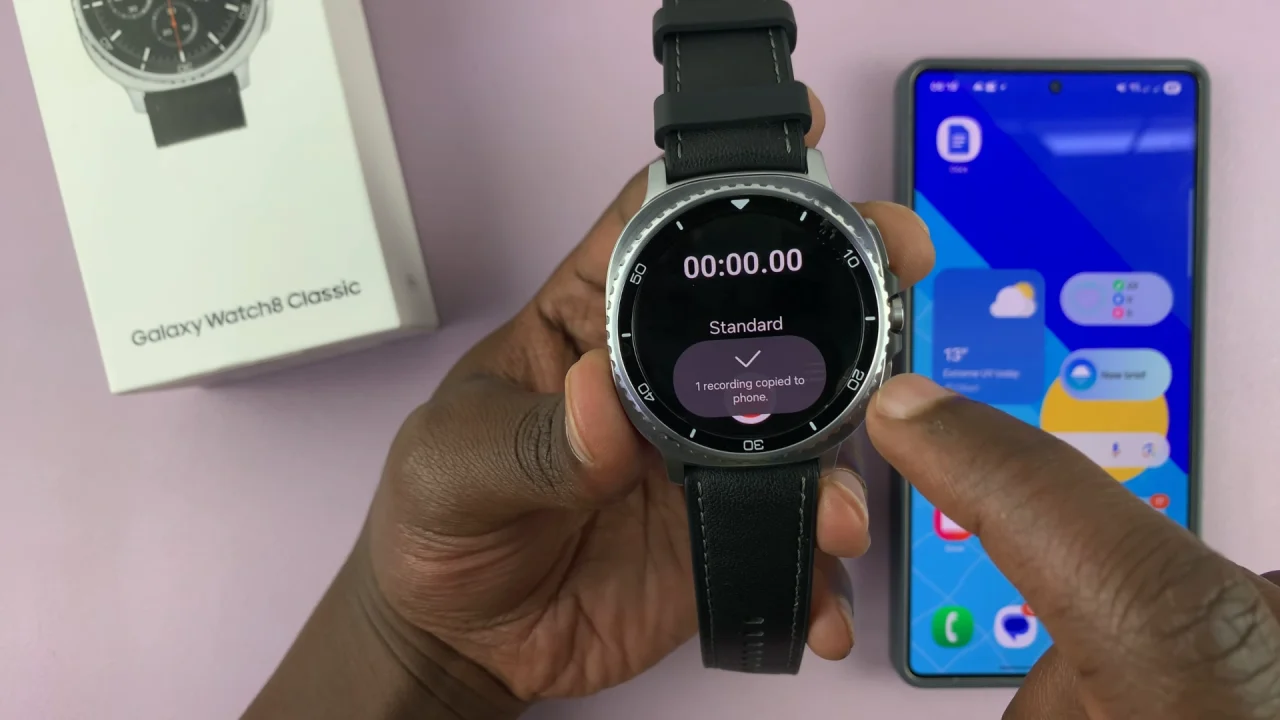How To Save Voice Recordings On Galaxy Watch 8 / 8 Classic