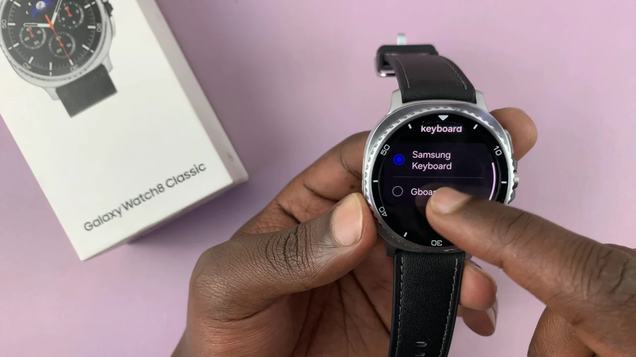 Samsung Keyboard On Galaxy Watch 8 / 8 Classic