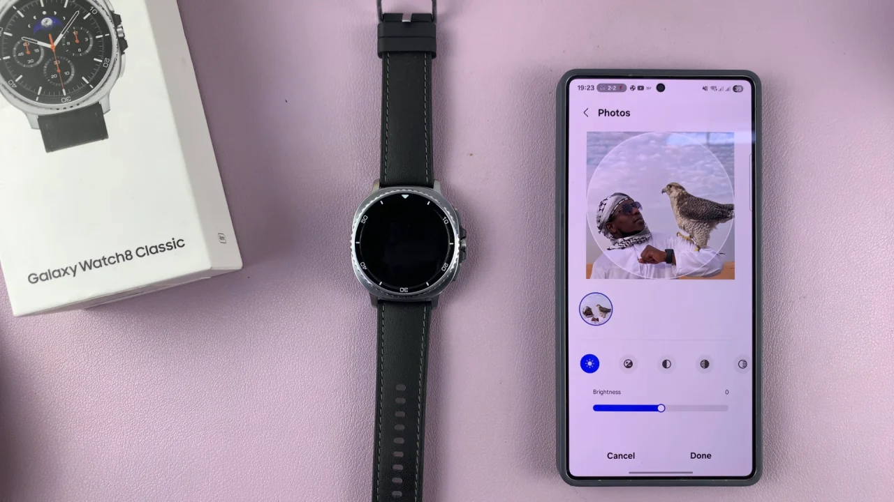 Set Custom Photo as Watch Face Background In Galaxy Watch 8