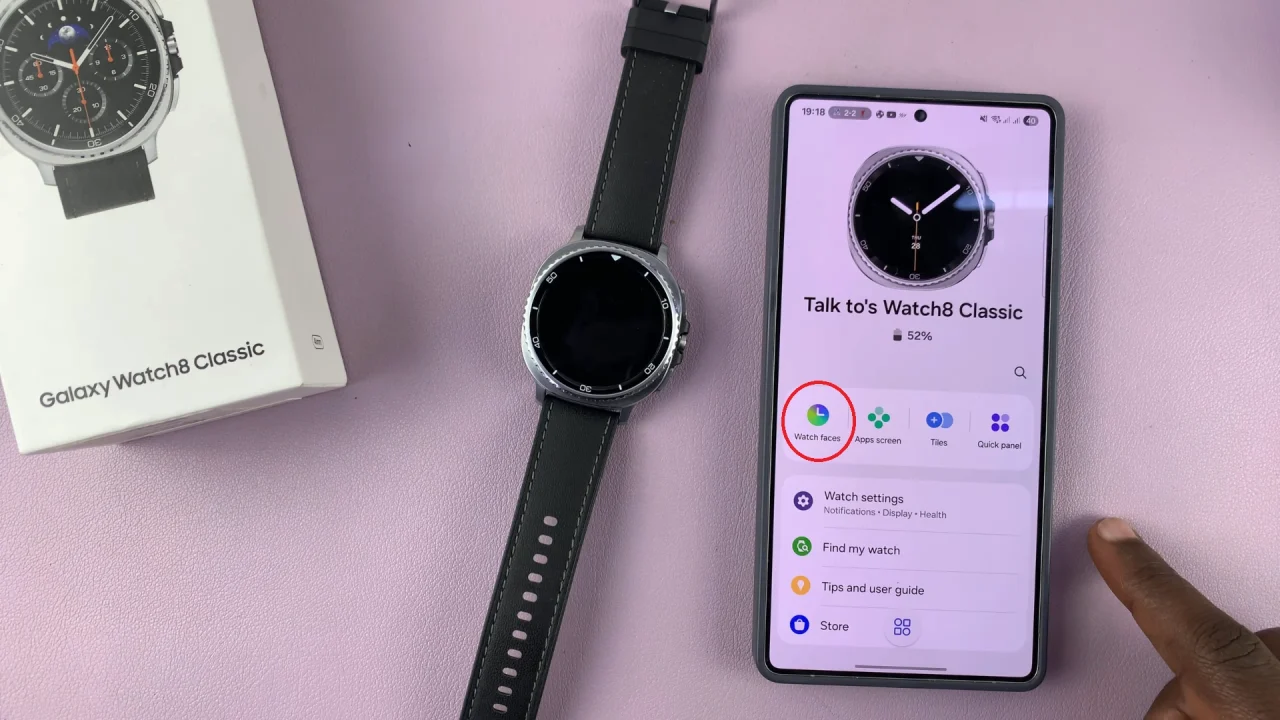 Watch Faces On Galaxy Watch 8 / 8 Classic