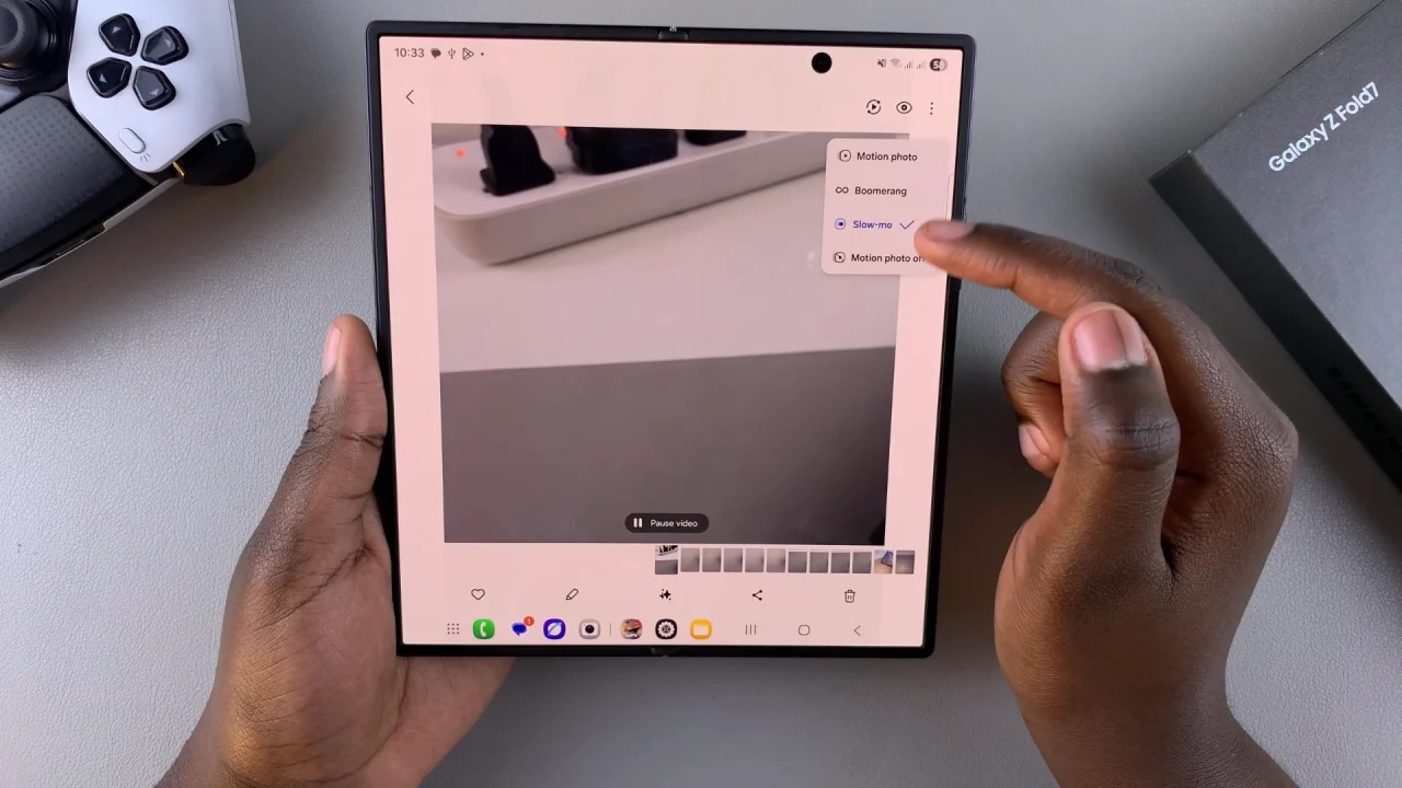 Motion Photos On Galaxy Z Fold 7