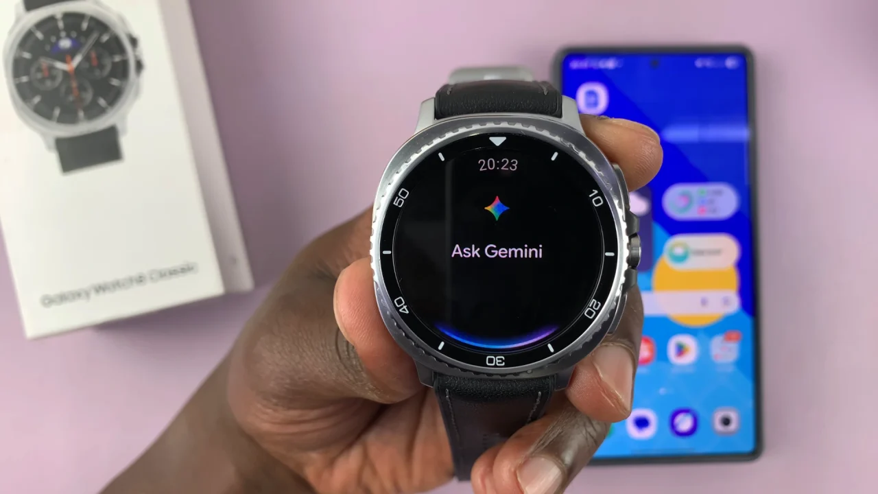 Launch Gemini On Samsung Galaxy Watch 8 / 8 Classic