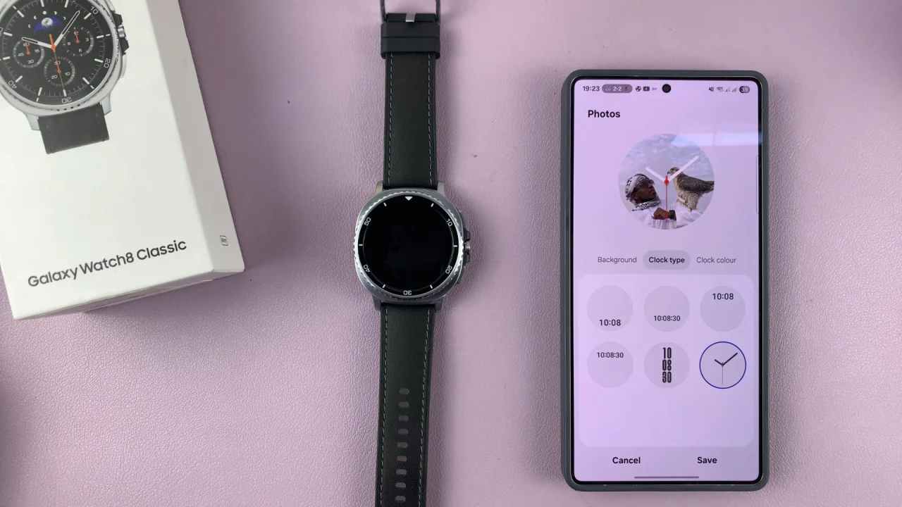 Customize Custom Photo On Galaxy Watch 8