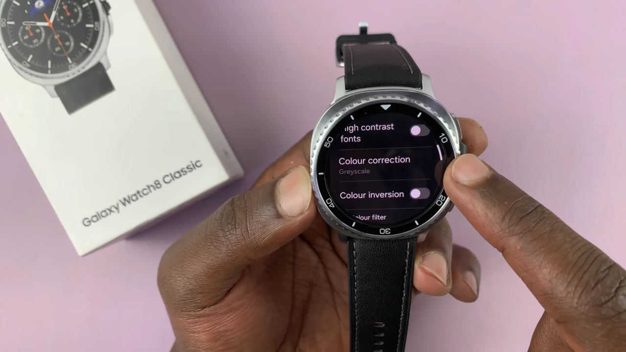 Color Correction On Galaxy Watch 8