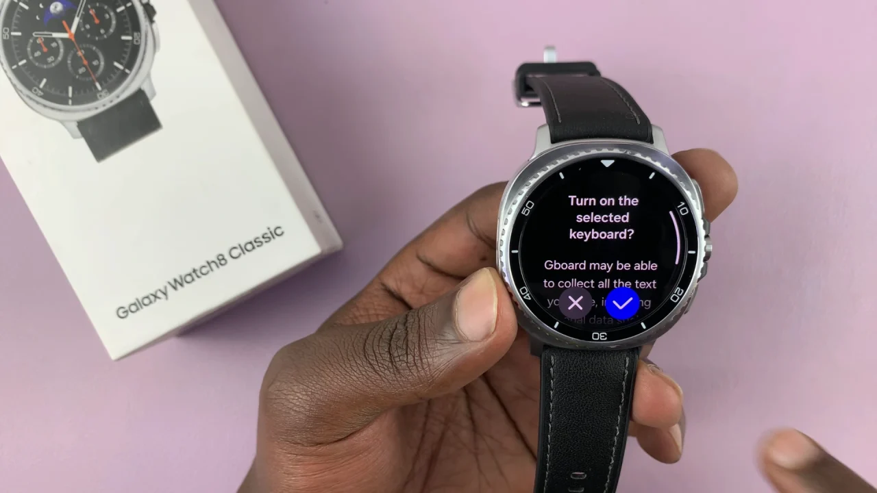 How To Set Up Google Keyboard On Galaxy Watch 8 / 8 Classic