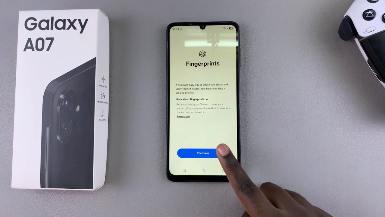 How To Set Up Fingerprint On Galaxy A07