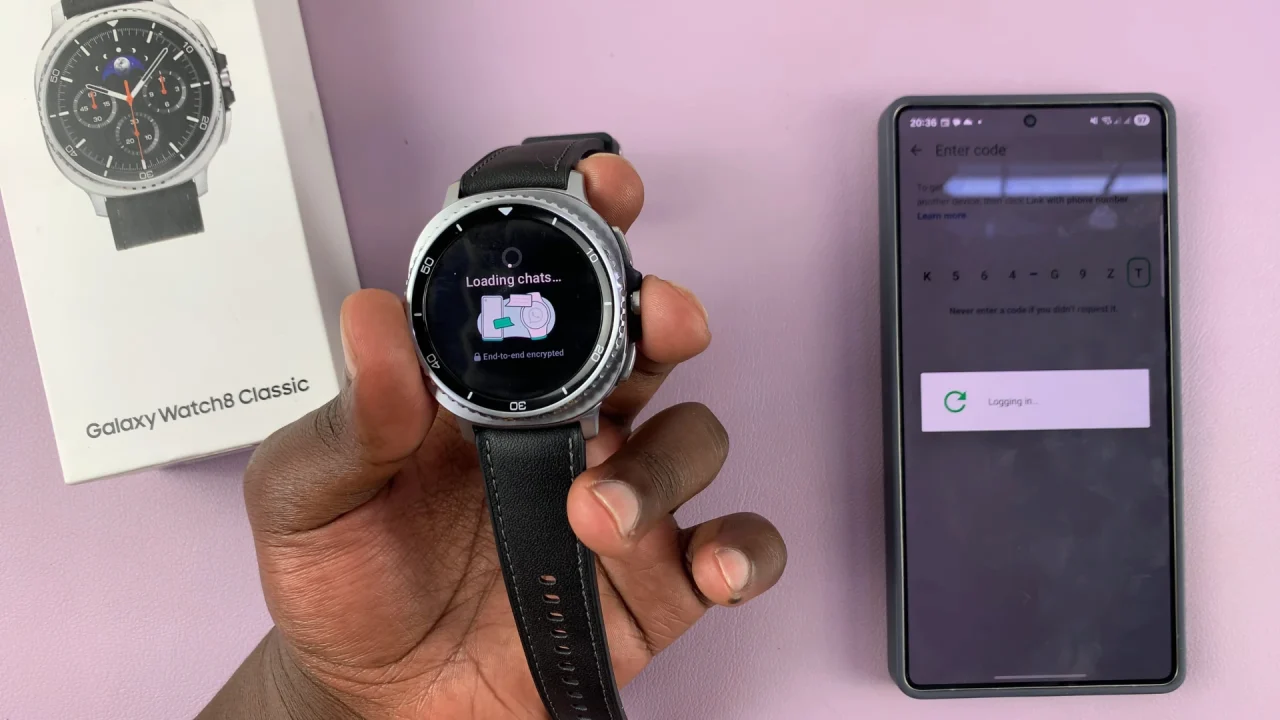 How To Set Up WhatsApp On Galaxy Watch 8 / 8 Classic