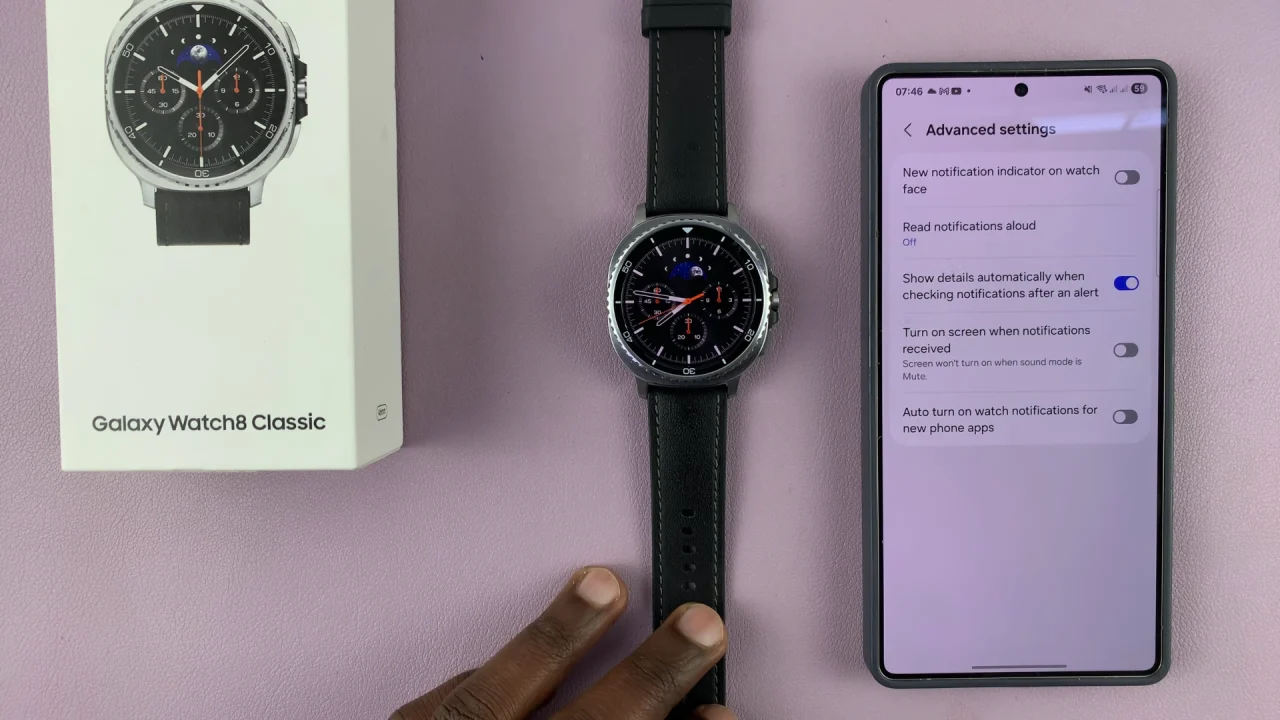 Stop Galaxy Watch 8 From Reading Notifications Out Loud