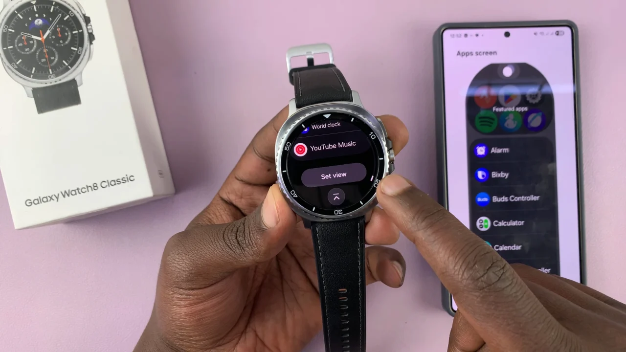 Set App View On Galaxy Watch 8
