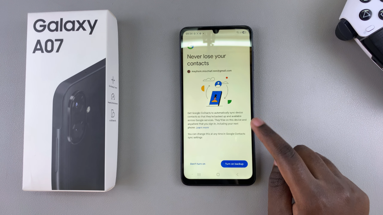 How To Turn ON Google Backup On Galaxy A07
