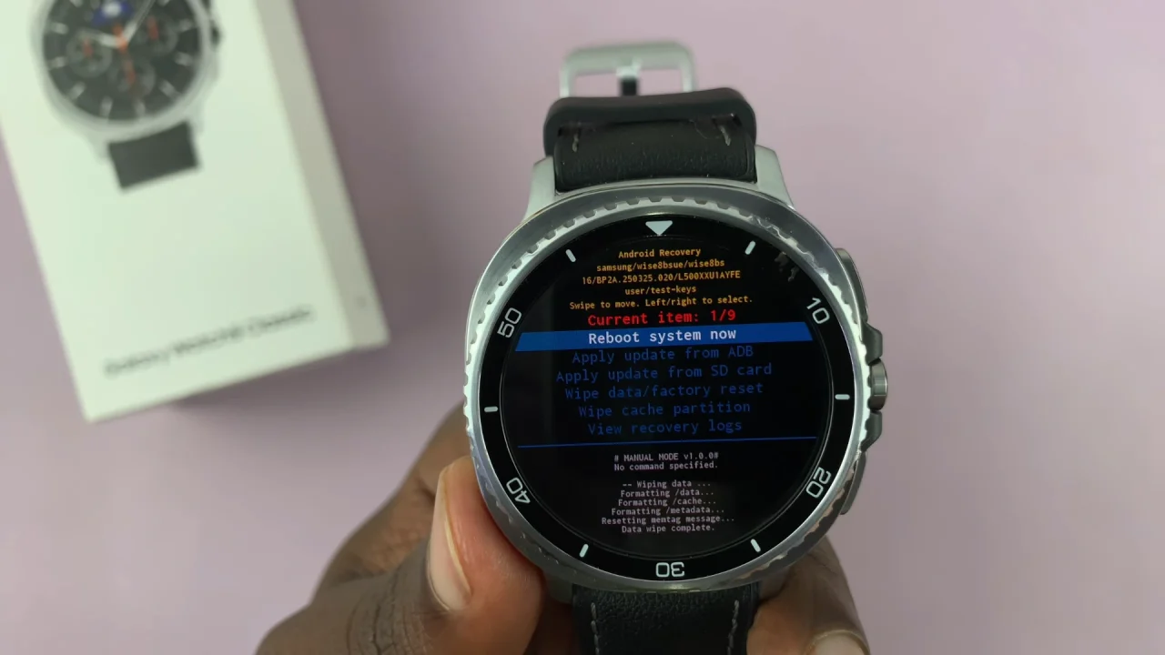 How To Exit Recovery Mode On Galaxy Watch 8