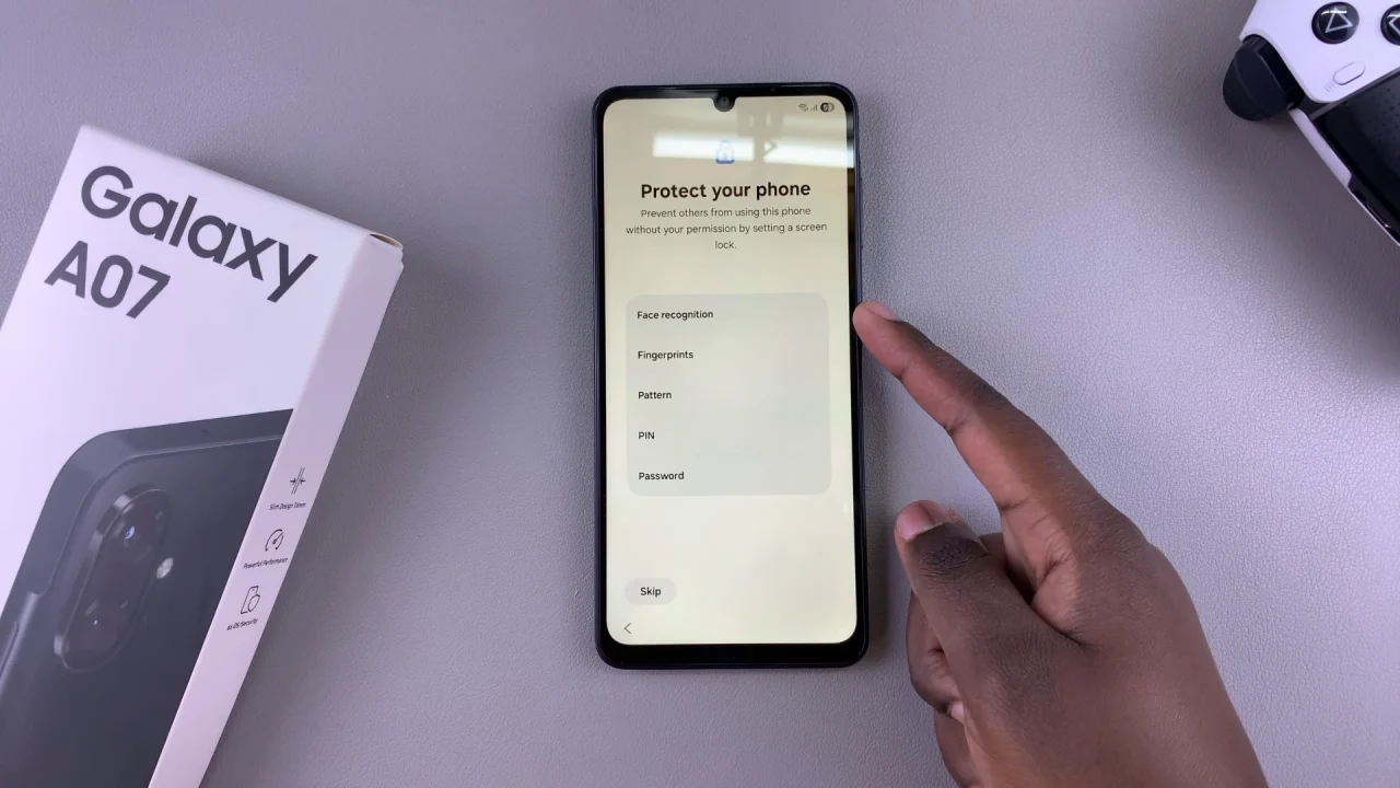 How To Set Up biometrics on Galaxy A07