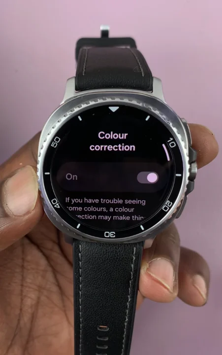 Turn On Color Correction On Galaxy Watch 8